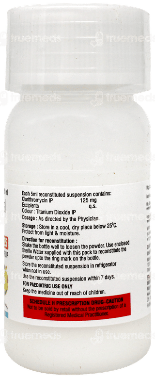 Clarigard 125 Banana Flavour Dry Syrup 30Ml